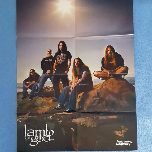 Lamb of God & Rainbow poster used, double-sided