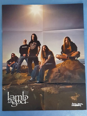 Lamb of God & Rainbow poster used, double-sided