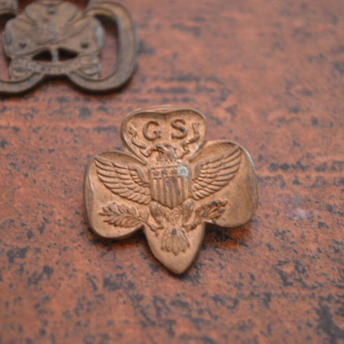 Scout pins used, set of 3, Greek and American
