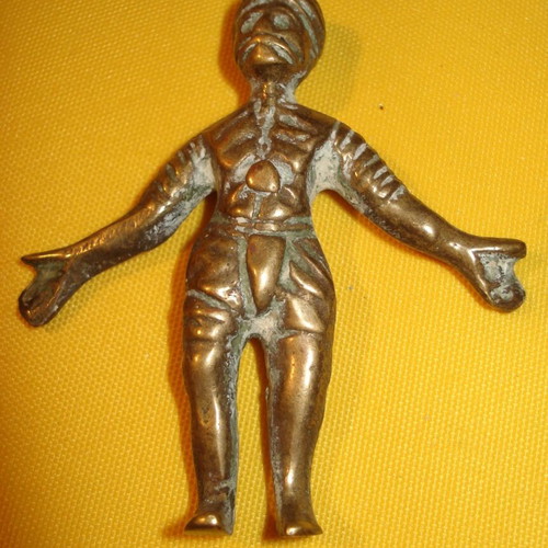 Brass figurines set used