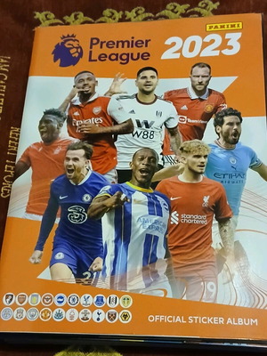 Premier League 2023-Panini Sticker Album σαν καινούργιο με 420 αυτοκόλλητα