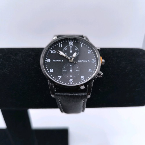 Men's watch new, black
