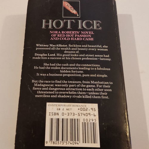 Hot Ice book used, Nora Roberts