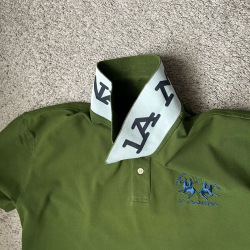 La Martina Polo t-shirt used, size XXL, green