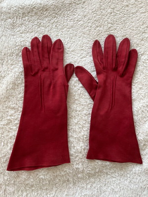 Dior gloves new, red