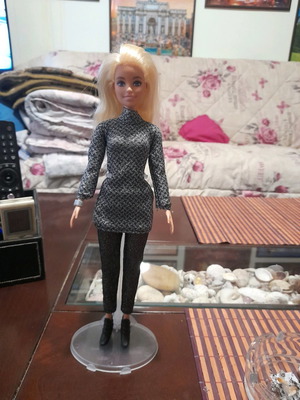 Barbie with unique outfit, bracelet and boots, new