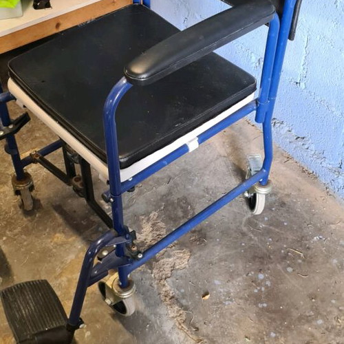 Wheelchair with commode like new