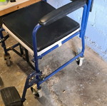 Wheelchair with commode like new