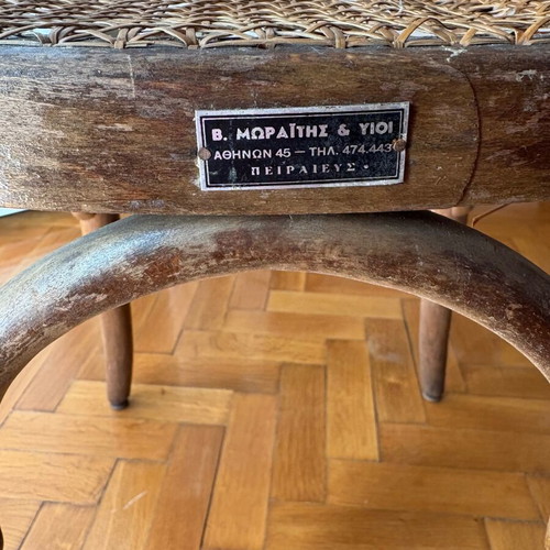 Wooden chairs used, pack of 4, vintage