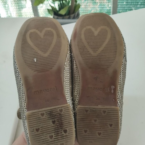Mayoral ballerinas size 26 used, good condition