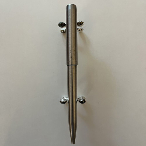Parker 25 stainless steel green pen used