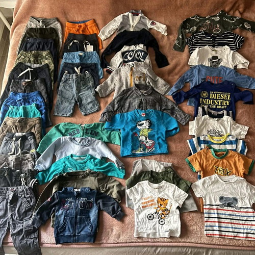 Baby clothes like new, pack of 65 pieces boys (0-9 months)