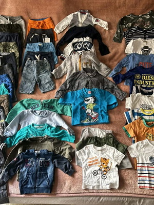 Baby clothes like new, pack of 65 pieces boys (0-9 months)