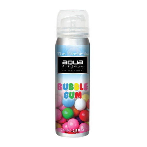 Aqua Natural Bubble Gum Car Air Freshener 75ml New