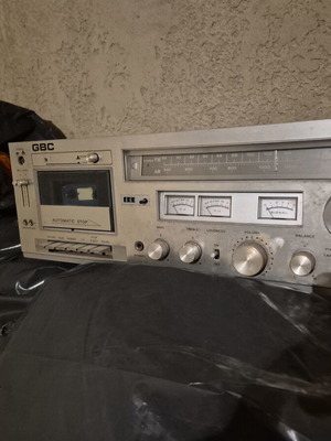 GBC vintage radio cassette player used