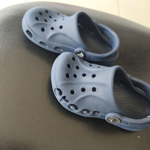Παιδικά Crocs σαμπό μεταχειρισμένα, μπλε ναυτικό Νο. 8