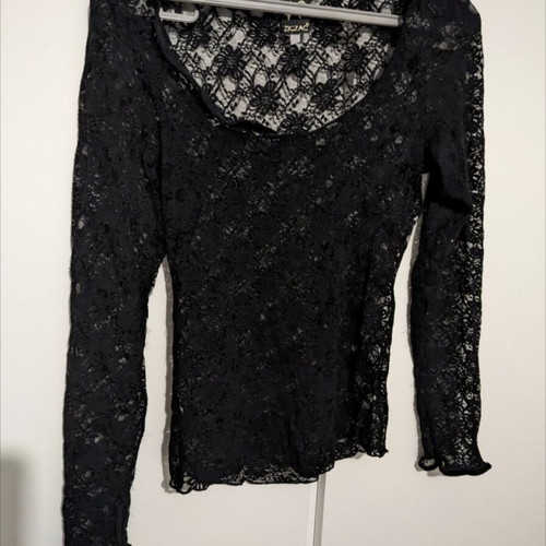 Zic Zac black lace blouse like new