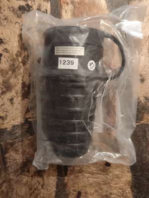 Female Waterproof Schuko Plug Black