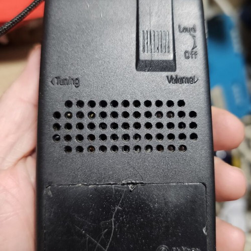 Portable AM radio vintage, used