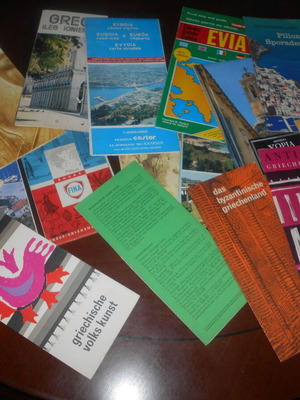 EOT travel maps used, pack of 17, decades 60s and 70s