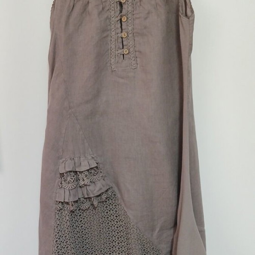 Linen dress like new, size L