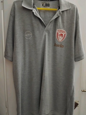 Olympiacos 2021-2022 Polo Style Shirt like new, authentic, gifted by Kostas Sloukas