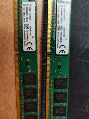 Kingston DDR3 RAM 4GB μεταχειρισμένο, 2 μνήμες 1600MHz για desktop