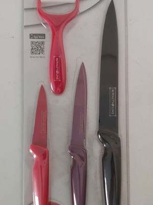 Royalty Line RL-3DL Knife Set new, 3 pcs with peeler