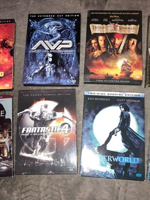 Various DVDs used, pack of 8, authentic