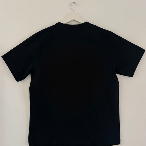Helmut Lang μπλούζα με στρογγυλή λαιμόκοψη, μαύρη, μέγεθος Large