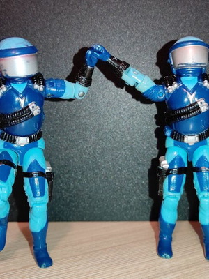 G.I.JOE Motor Viper (v1) Cobra STUN driver figures used, set of two