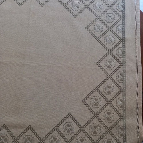 Handmade Lefkaritiko embroidery on etamine like new