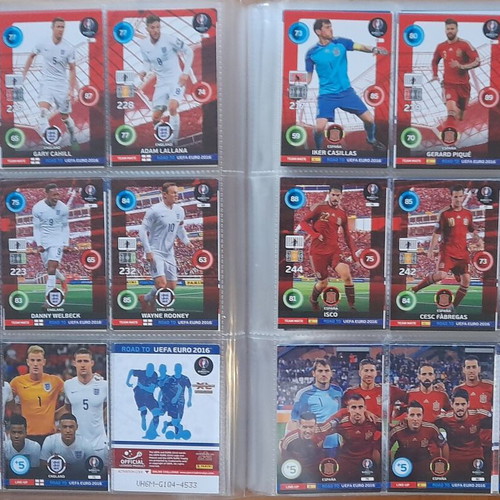 Road to EURO 2016 Adrenalyn XL album with 313/333 cards like new