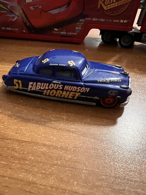 Disney Pixar Cars Fabulous Hudson Hornet 1:55 Die Cast Vehicle like new