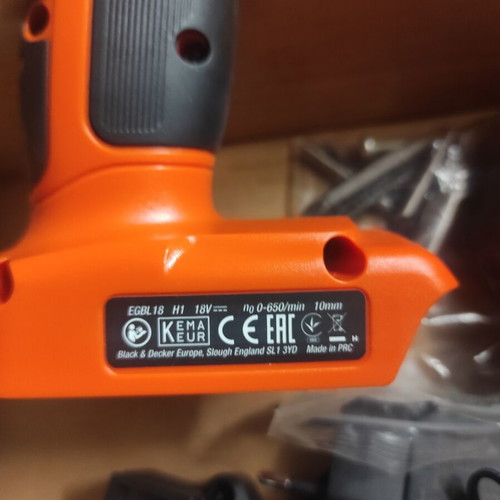 Black & Decker 18V Li-Ion Cordless Drill New
