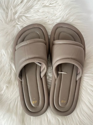 H&M Водоустойчиви чехли номер 40 кафяво сиво като нови