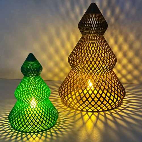 Meshed Christmas Tree new, height 14-22cm