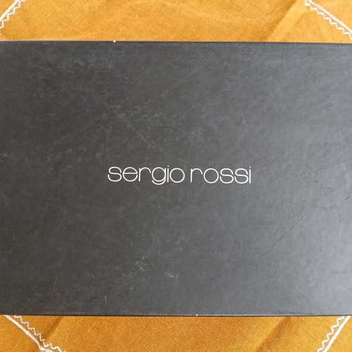 Sergio Rossi vintage patent leather heels used, size 40