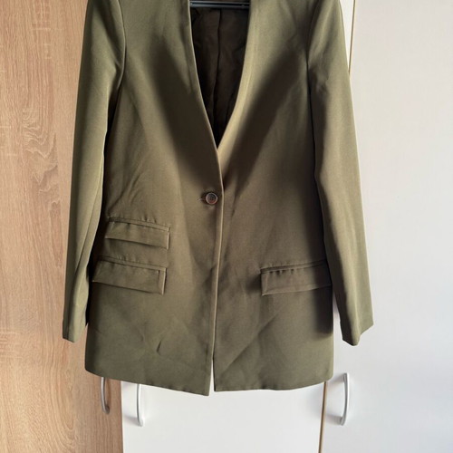 Mind Matter long khaki jacket used, size L