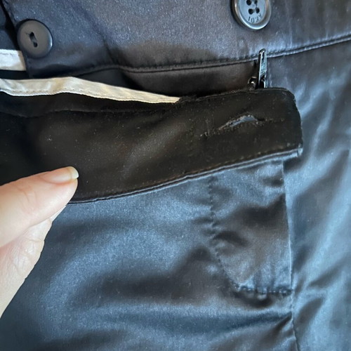 Celestino satin shorts new, size Small, black