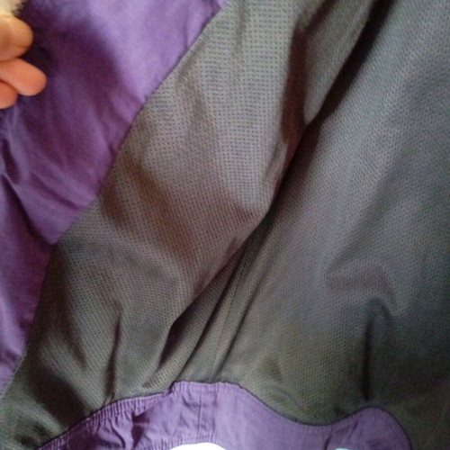Purple short jacket with lining XL like new