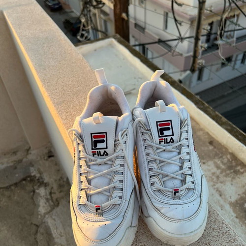 Fila shoes used, size 44, white casual