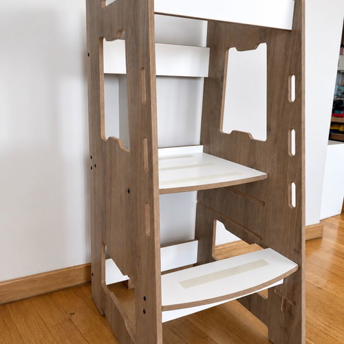 Montessori Learning Tower wooden, adjustable, like new