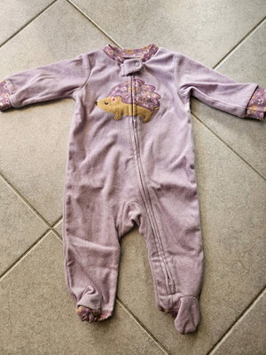 Carter's fleece bodysuit 3 months like new
