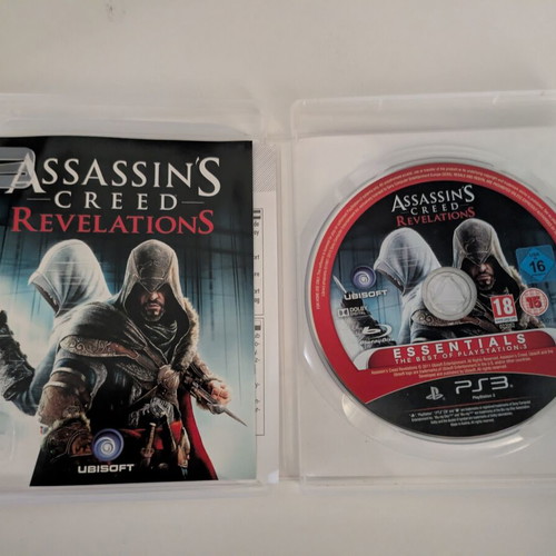 Assassin's Creed PS3 game pack, Ezio Trilogy + AC3 case