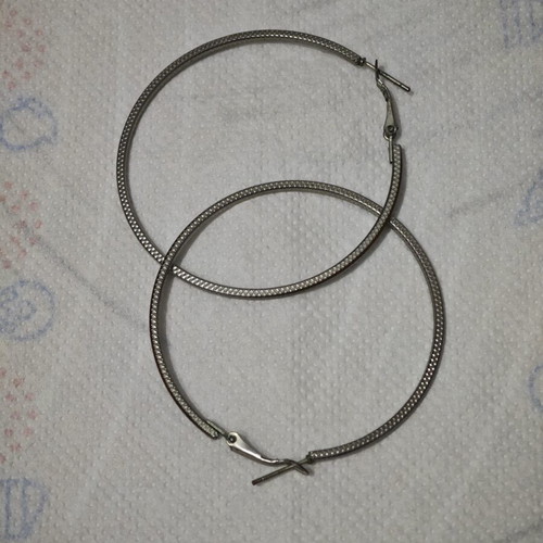 Hoop earrings used