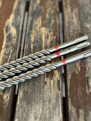 Hilti TE-CX 12 SDS Plus concrete hammer drill bits set of 3, new