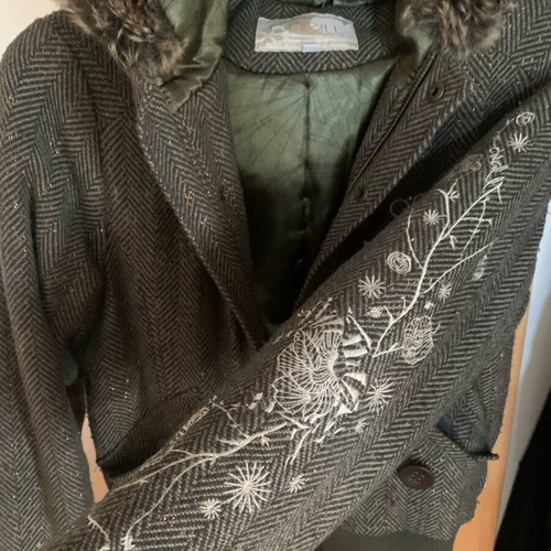Wool jacket used, dark green, size L