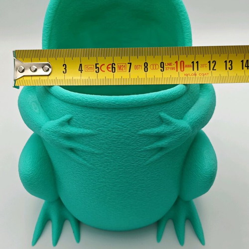 Frog pencil holder new from 3d printer with esun pla+ material
