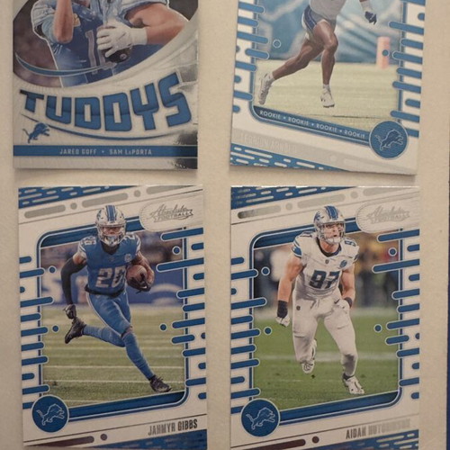Lions Loot Panini Optic 2024 and Panini Absolute Football 2024 like new